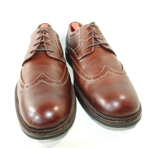 Johnston & Murphy Sz 10 M Brown Oxfords Mens R4C3 main image 5